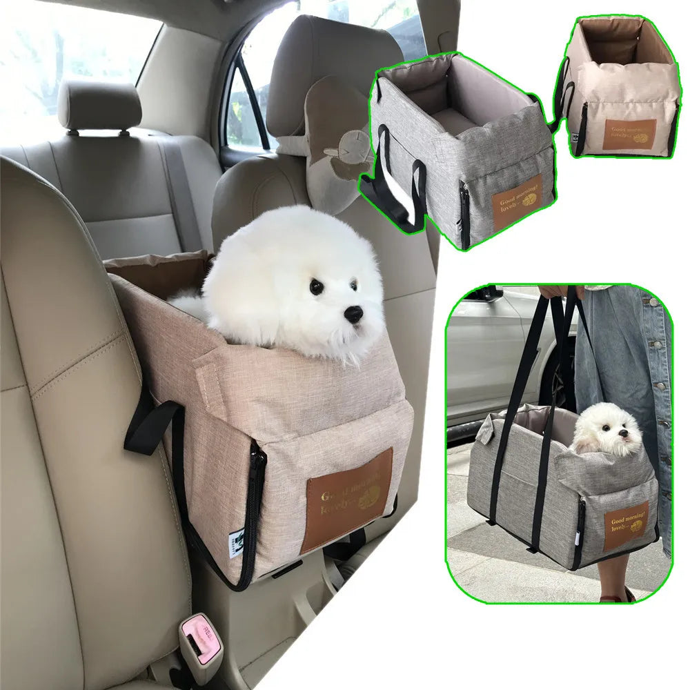 Premium Dog Car Booster Seat | Comfortable Travel Carrier