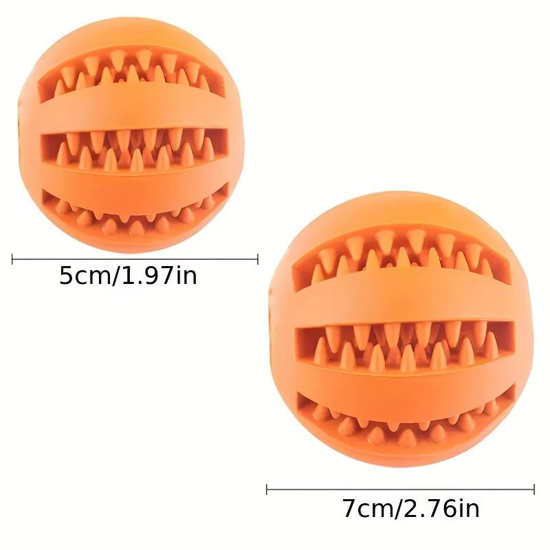 Interactive Dog Treat Ball – Slow Feeder Chew Toy & Teeth Cleaning Ball