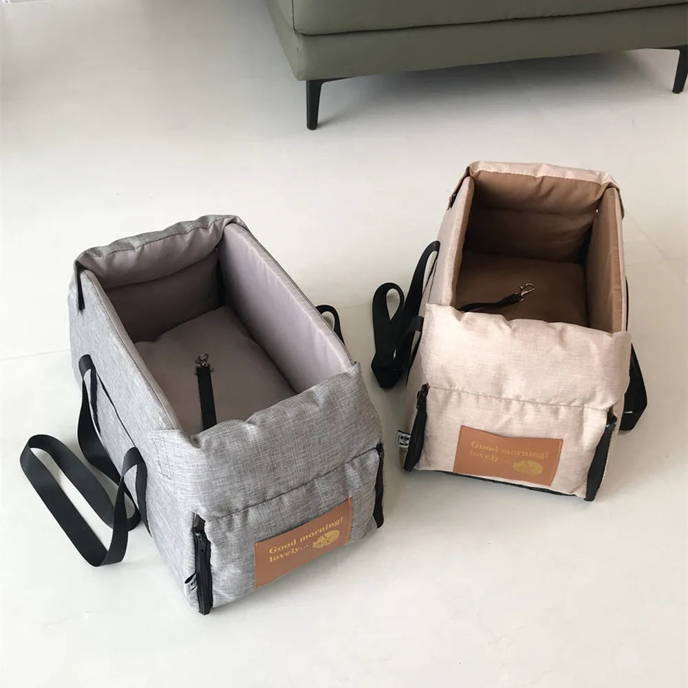 Premium Dog Car Booster Seat | Comfortable Travel Carrier