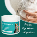 Pet Eye Cleaning Wipes – Tear Stain Remover for Dogs & Cats (100 PCS)