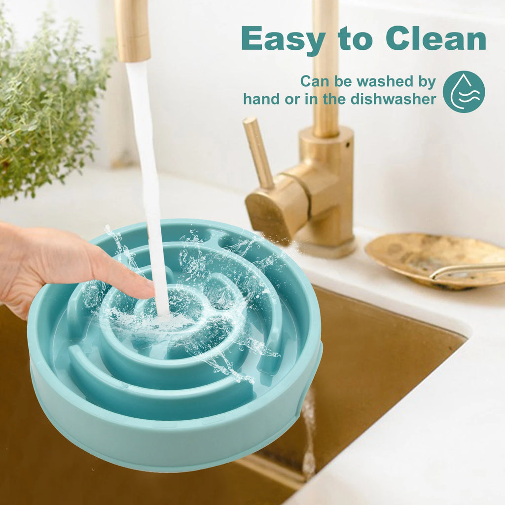 Slow Feeder Pet Bowl – Anti-Choking Non-Slip Dog Feeding Dish