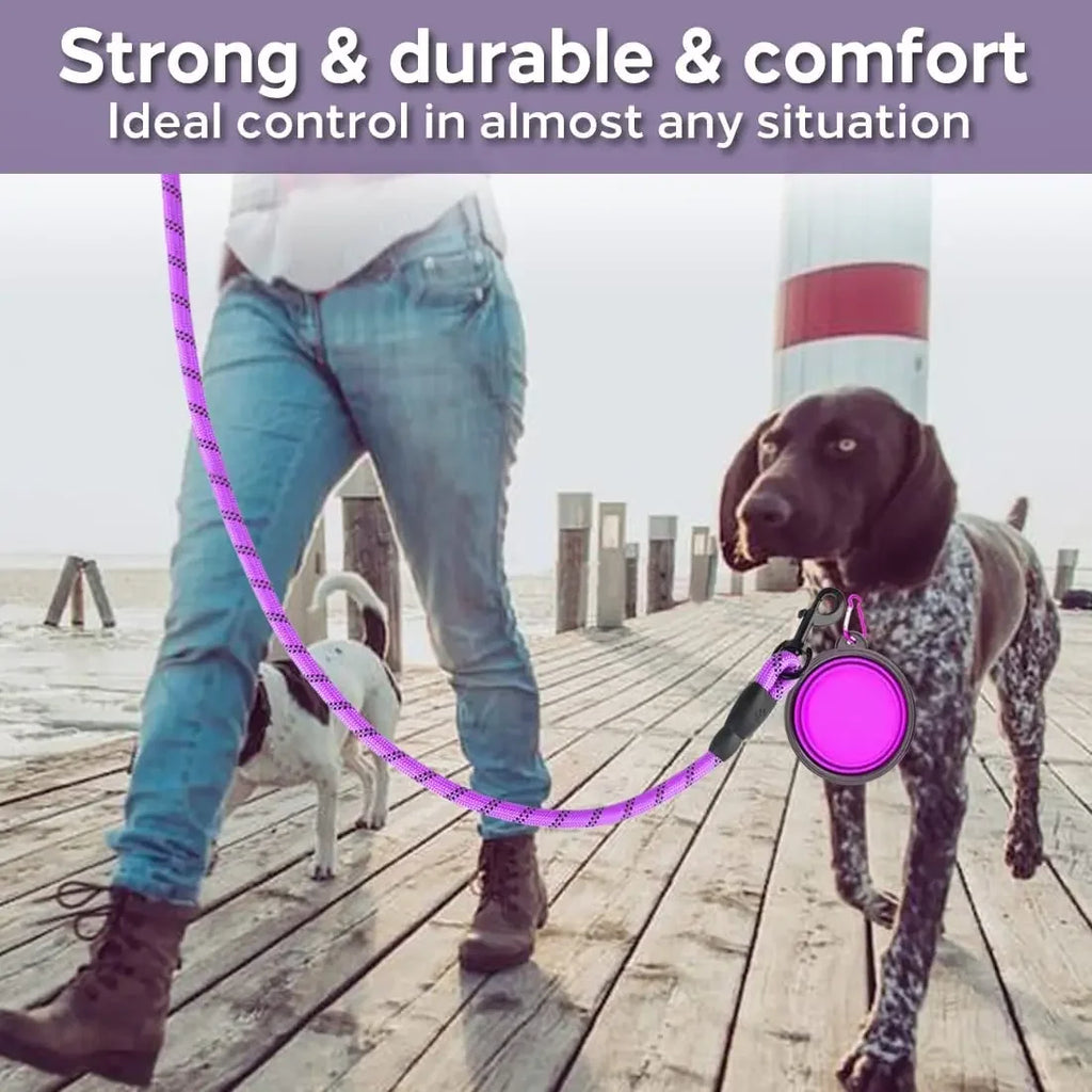 Heavy Duty Reflective Dog Leash Strong Training Lead