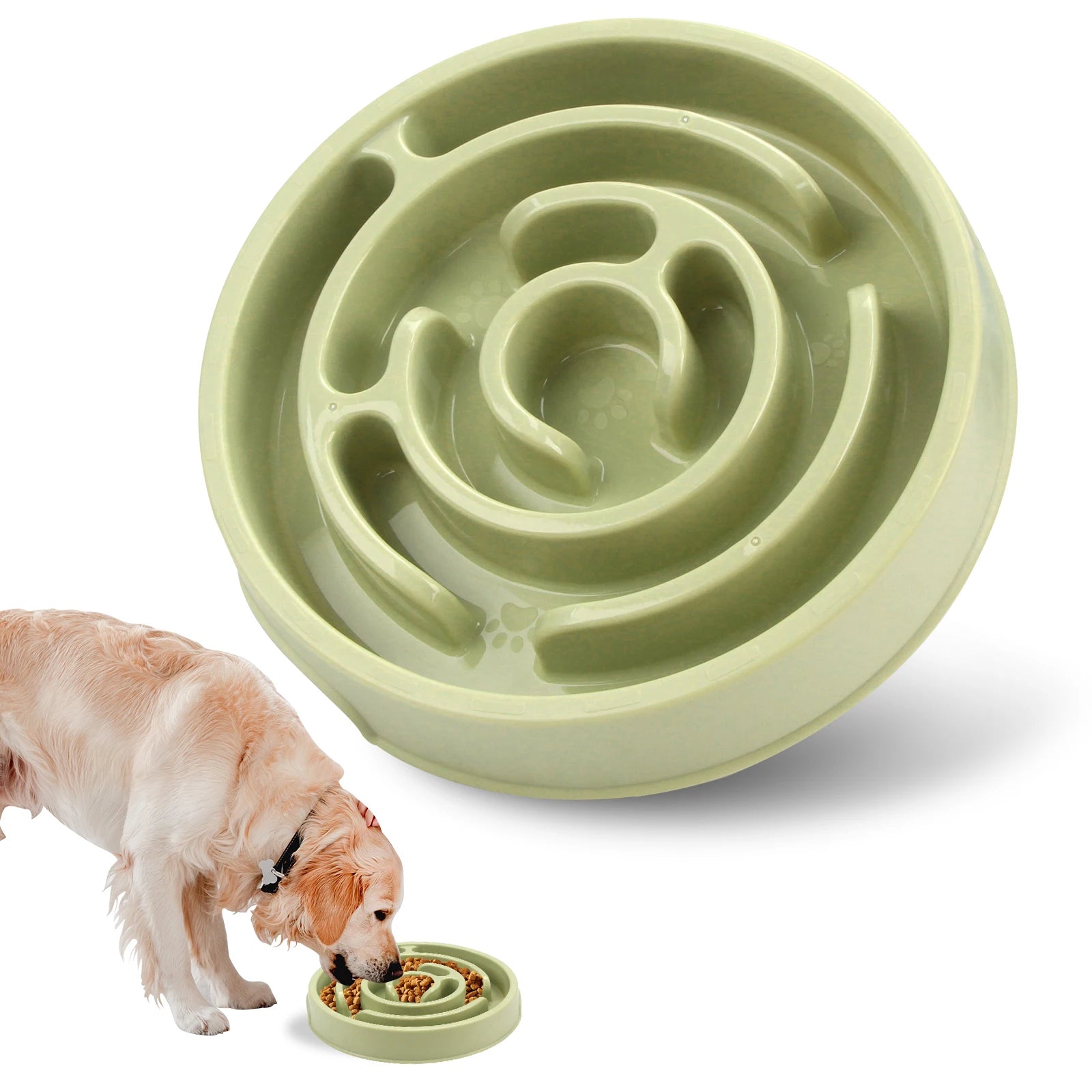 Slow Feeder Pet Bowl – Anti-Choking Non-Slip Dog Feeding Dish
