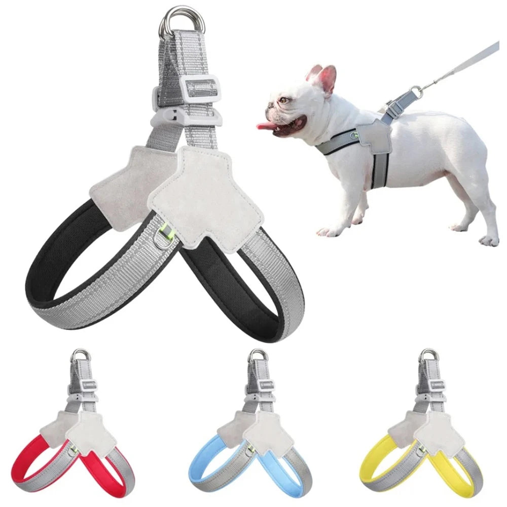 Reflective No Pull Dog Harness – Adjustable Soft Vest for Small & Medium Dogs