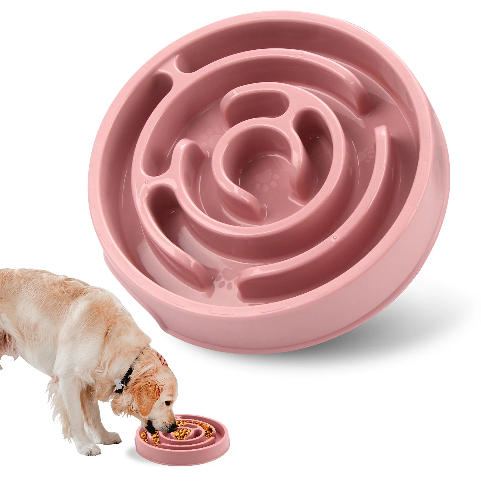 Slow Feeder Pet Bowl – Anti-Choking Non-Slip Dog Feeding Dish