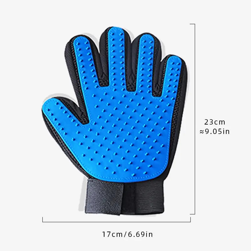 Pet Grooming Glove – Deshedding & Hair Removal Glove for Dogs & Cats