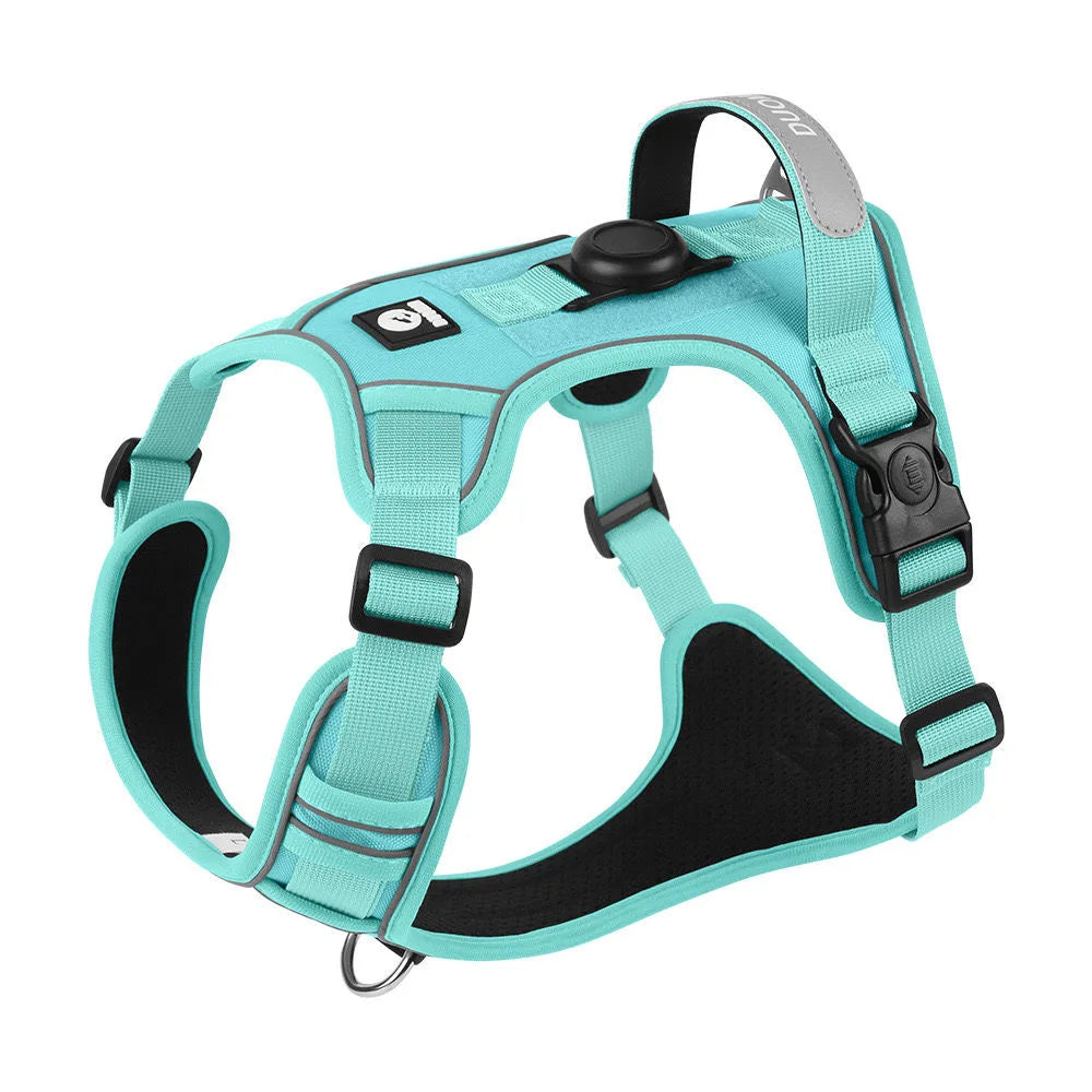 Tactical Dog Harness with Airtag Holder & Control Handle