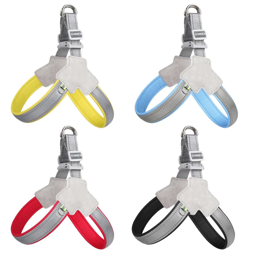 Reflective No Pull Dog Harness – Adjustable Soft Vest for Small & Medium Dogs