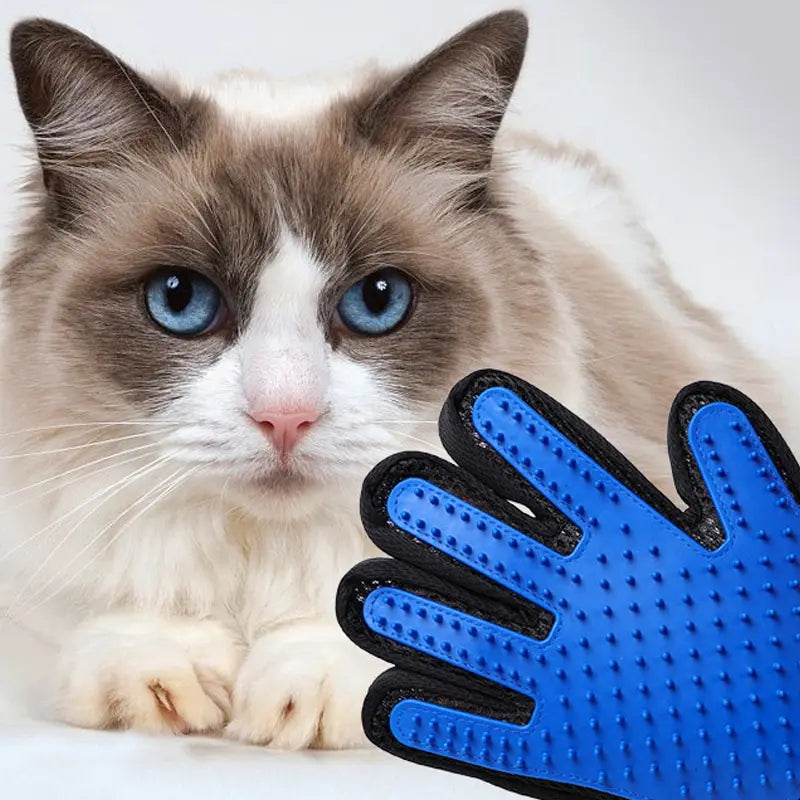Pet Grooming Glove – Deshedding & Hair Removal Glove for Dogs & Cats