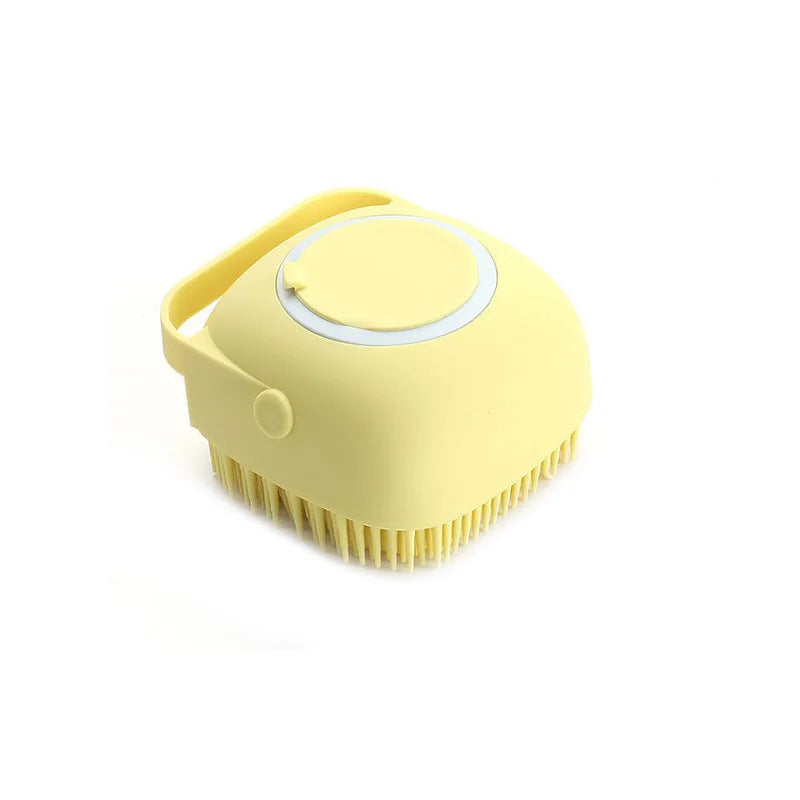 Silicone Pet Bath & Massage Brush for Dogs & Cats