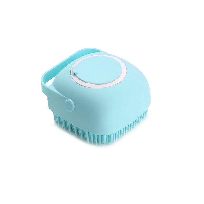 Silicone Pet Bath & Massage Brush for Dogs & Cats