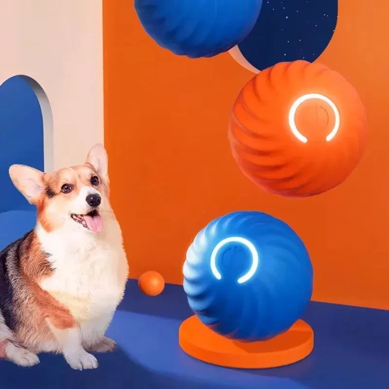 USB Interactive Rolling Dog Ball – Automatic Smart Moving Toy