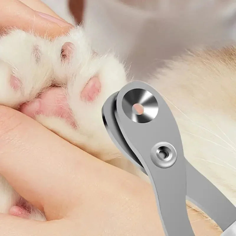 Professional Stainless Steel Pet Nail Clipper for Dogs & Cats