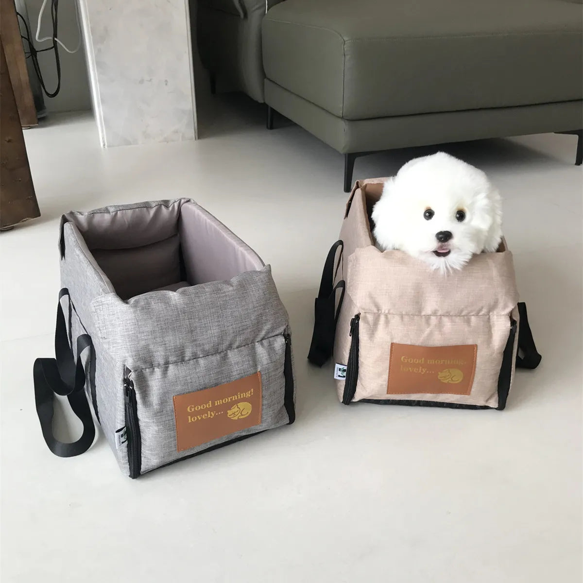 Premium Dog Car Booster Seat | Comfortable Travel Carrier